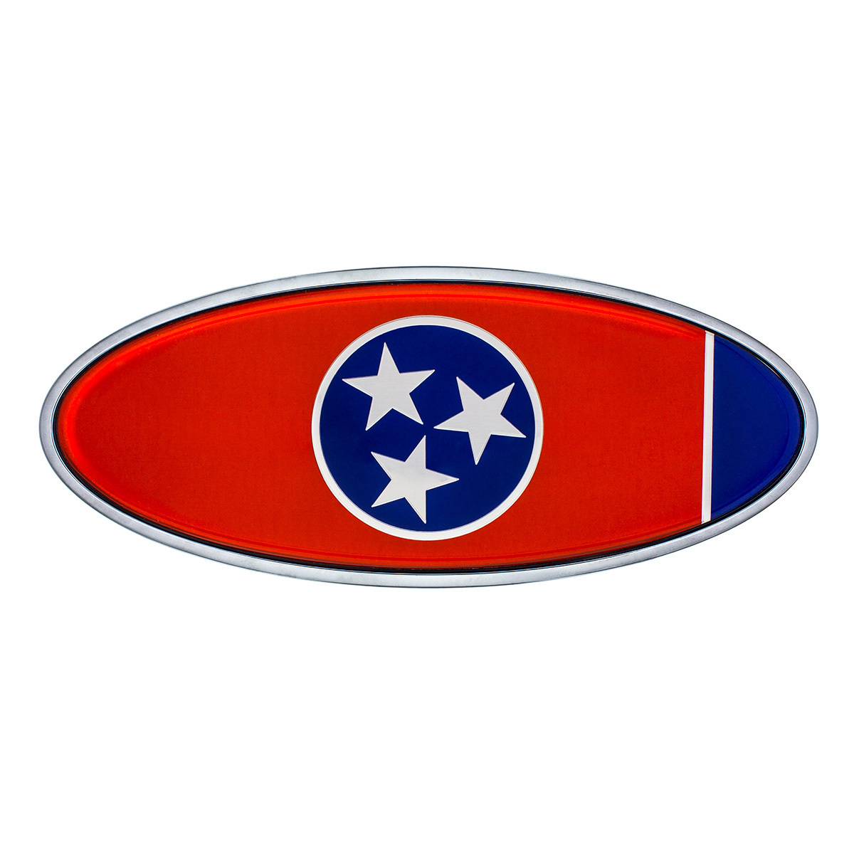 Chrome Die Cast Tennessee Flag Emblem - Thumbnail 6