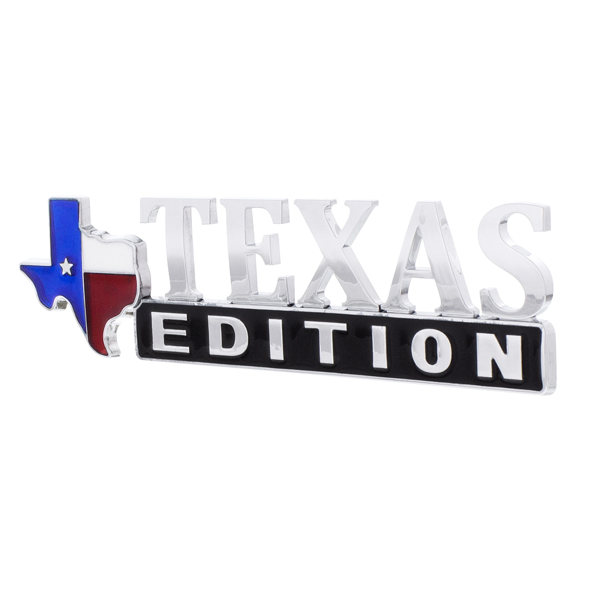 Chrome Die Cast "Texas Edition" Accent Emblem - Thumbnail 2