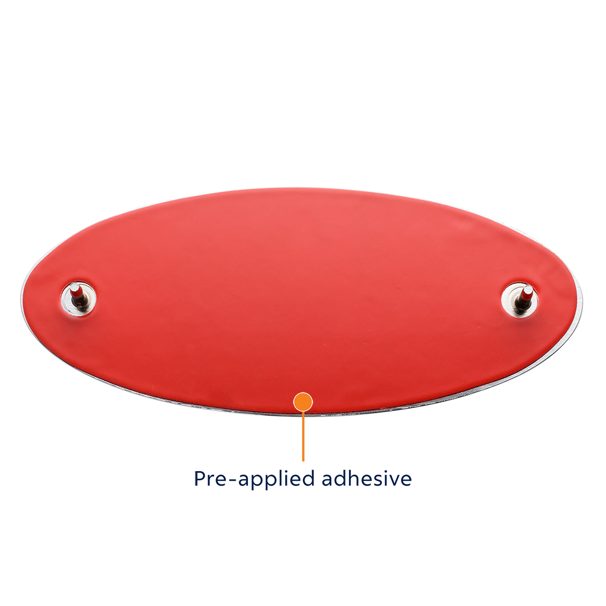 Chrome Die Cast Oval Emblem - "Redneck Edition" - Thumbnail 4