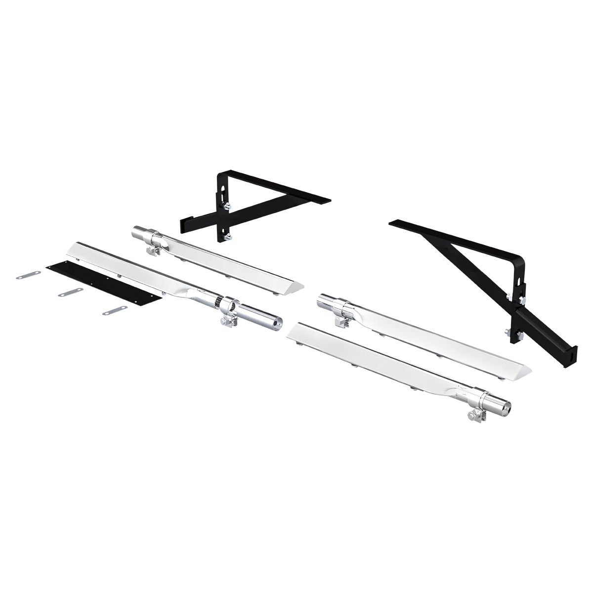 29" 430 Stainless Steel Universal Heavy Duty Full Tandem Fender Mounting Arm Kit (Pair)