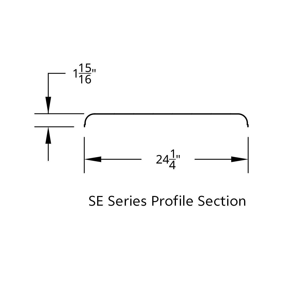 60" 430 Stainless Steel (16ga) Smooth Half Fender - SE Series (Pair) - Thumbnail 3