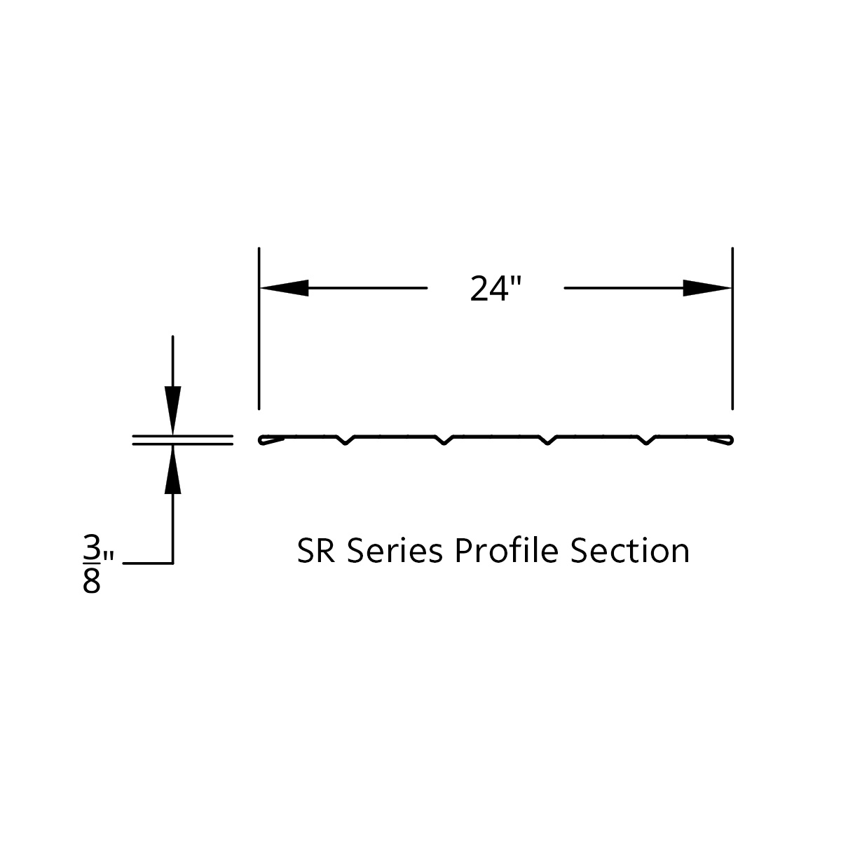 120" 430 Stainless Steel (16ga) Beaded Edge Ribbed Full Fender 60" Spread - SR Series (Pair) - Thumbnail 3