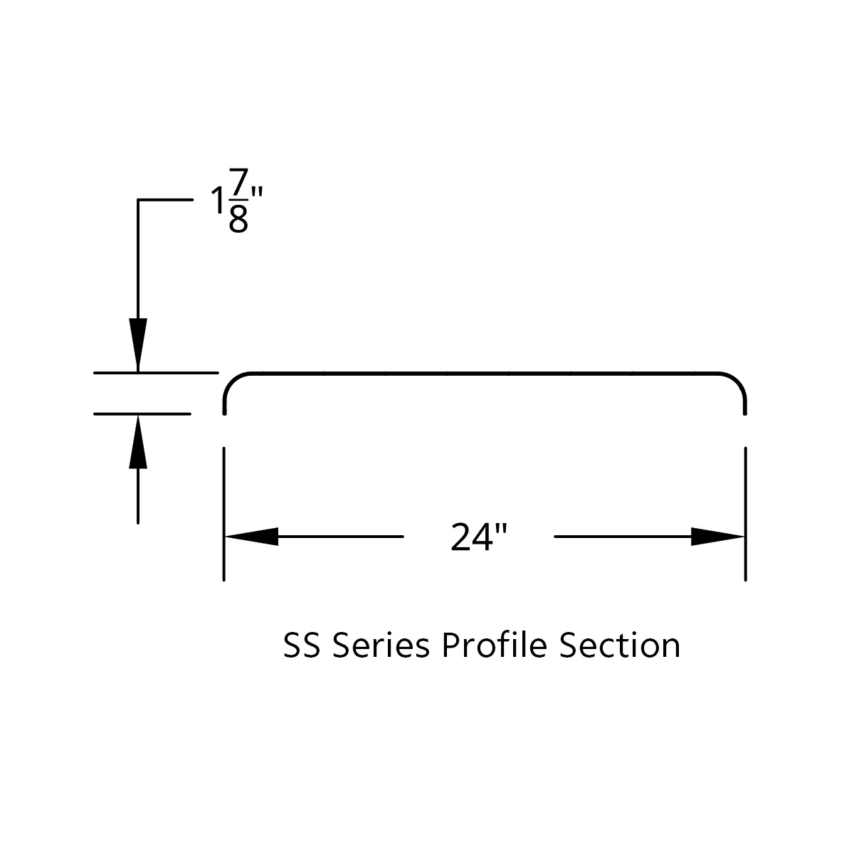 120" 430 Stainless Steel (16ga) Roll  Formed Edge Smooth Full Fender 54" Spread - SS Series (Pair) - Thumbnail 3