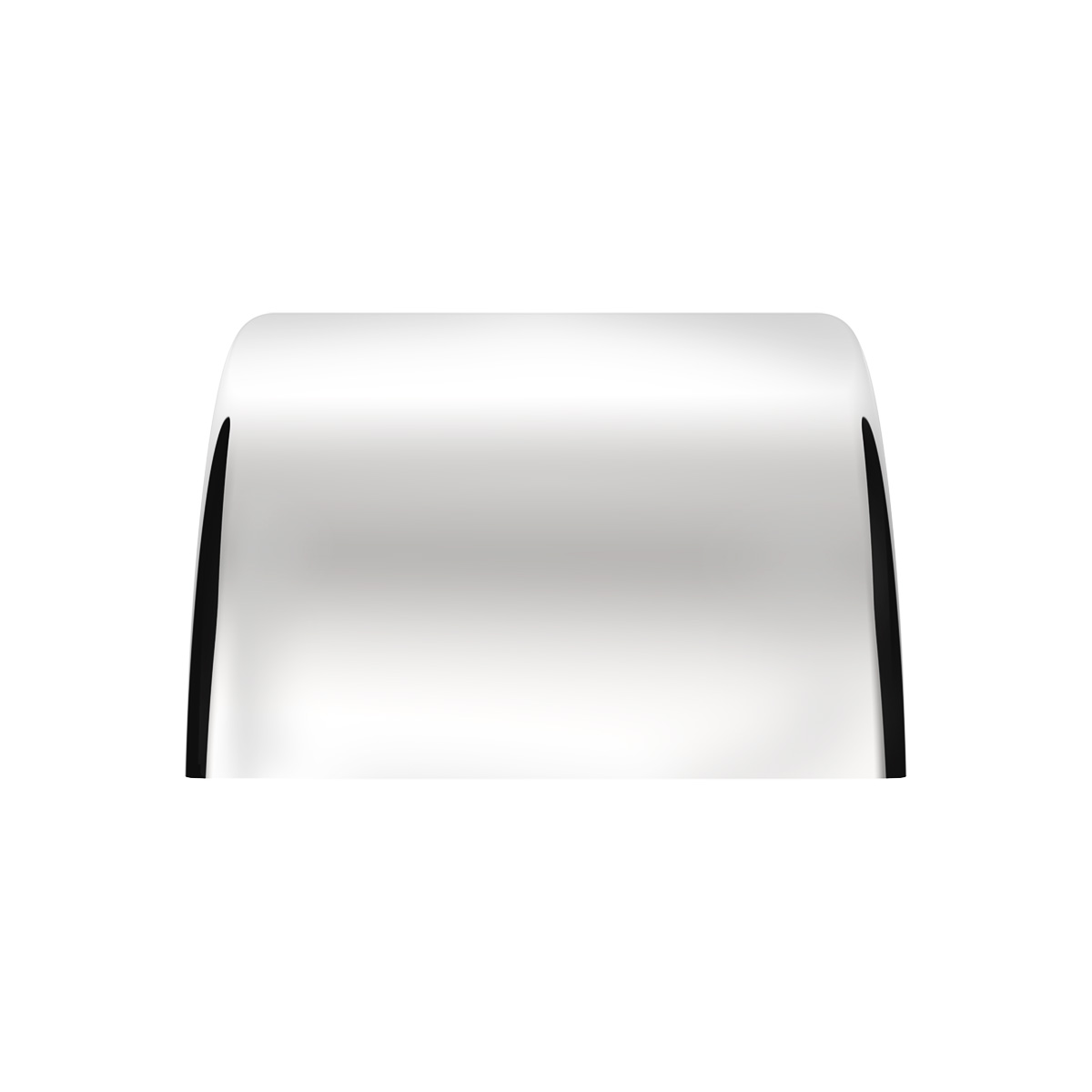 120" 430 Stainless Steel (16ga) Roll  Formed Edge Smooth Full Fender 54" Spread - SS Series (Pair) - Thumbnail 4