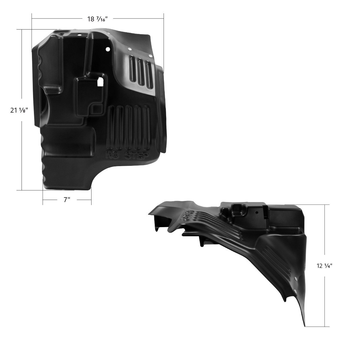 Cab Splash Guard For 2022-2025 Kenworth T680-Driver - Thumbnail 7