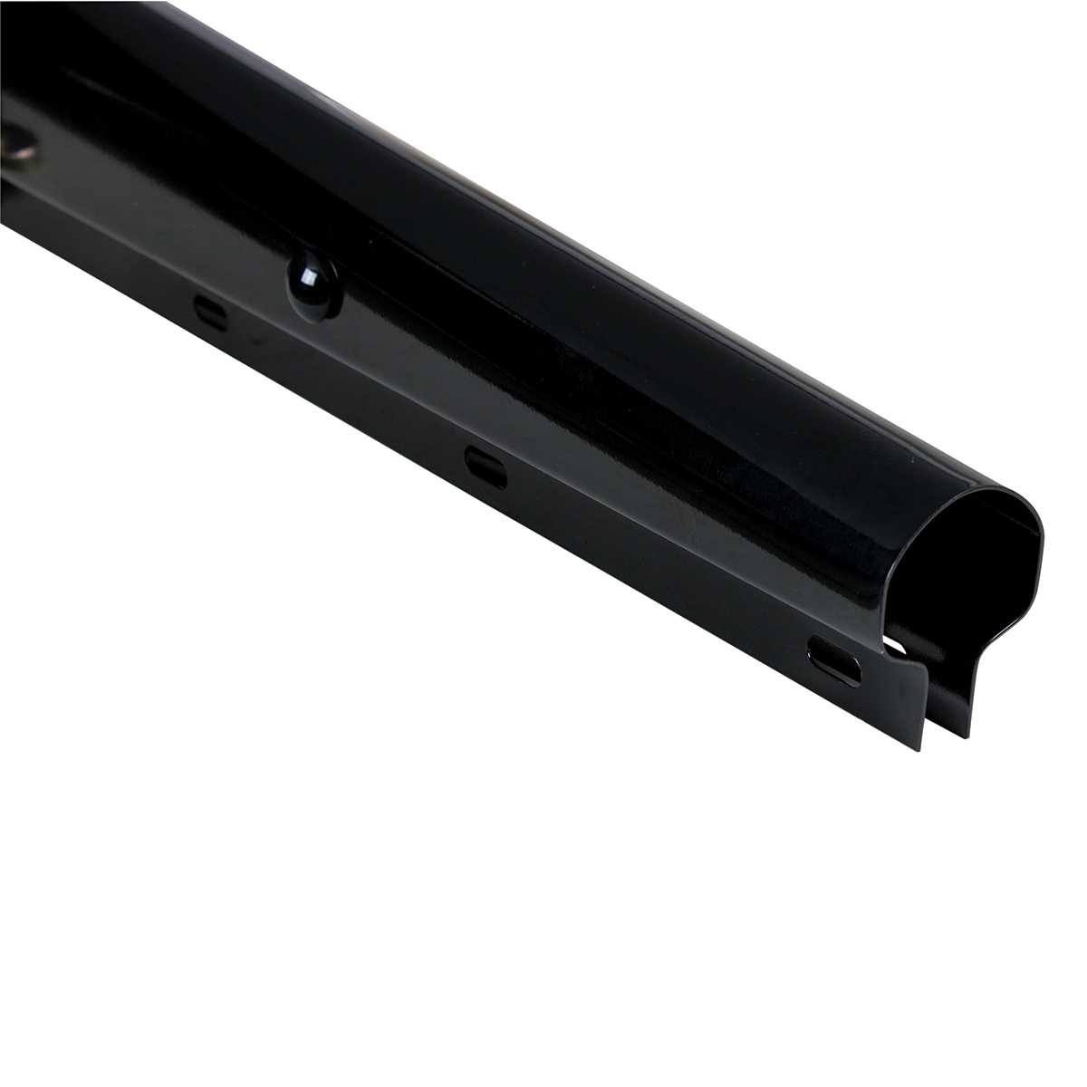 30" Black Heavy Duty Mud Flap Hangers - 2" Bolt Pattern - Competition Series (Pair) - Thumbnail 2