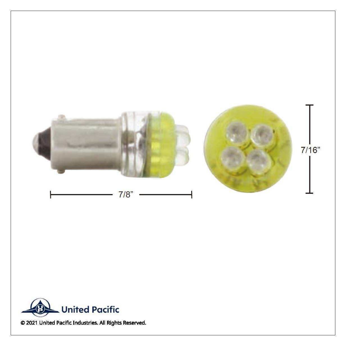 4 Micro LED 1893 Type Bulb (2-Pack) - Thumbnail 11
