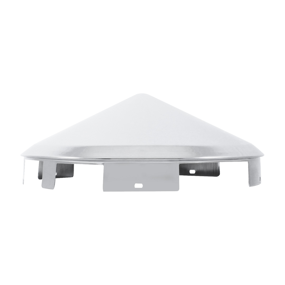 Universal Stainless Pointed Front Hubcap - 1" Lip - Thumbnail 2