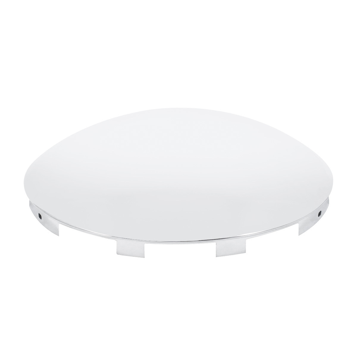 Universal Stainless Steel Dome Front Hubcap - 7/16" Lip - Thumbnail 4