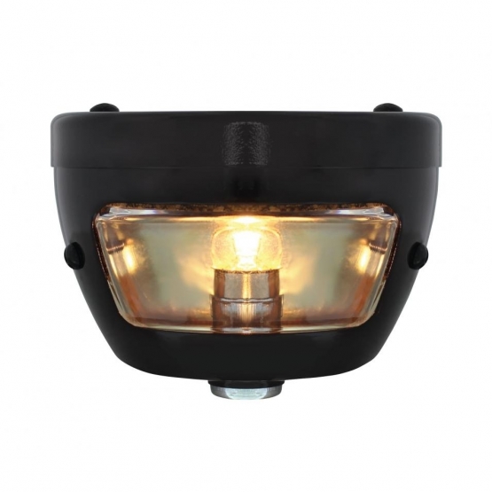 DUO Lamp Motorcycle Rear Fender Tail Light With Red Glass Lens & Blue Dot - Thumbnail 2