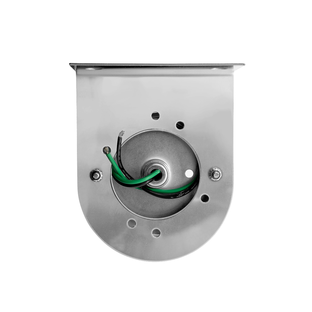 Dual Function Glass Watermelon Light With Stainless Steel Light Bracket Kit With LED Bulb-White LED/Clear Lens - Thumbnail 6