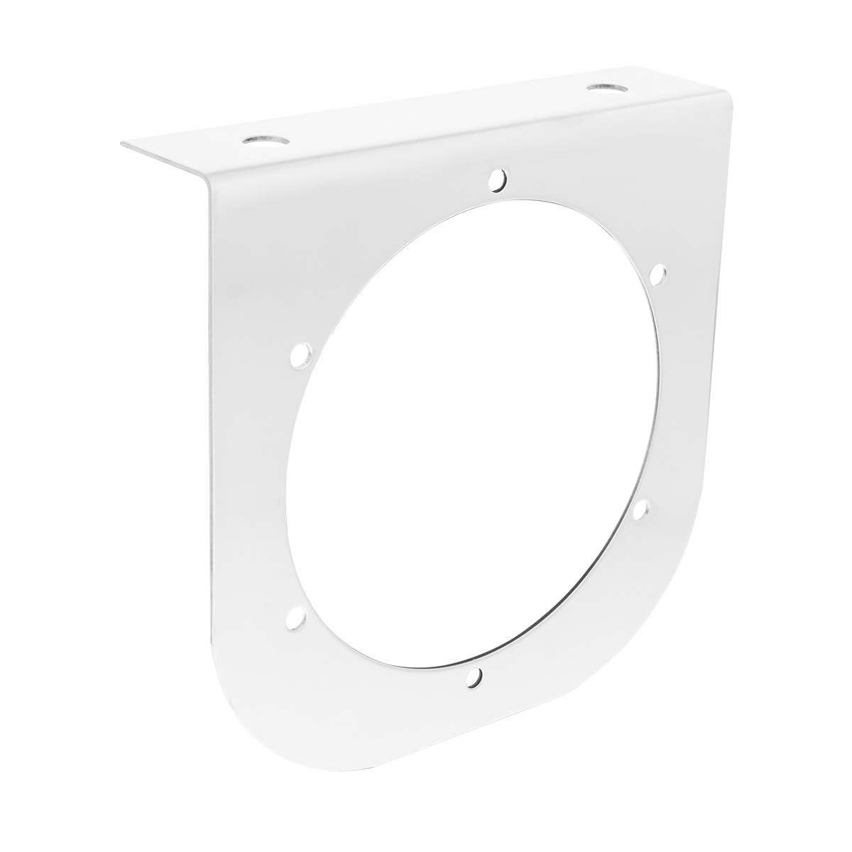 Stainless Light Bracket With Single 4" Light Cutout - Thumbnail 4