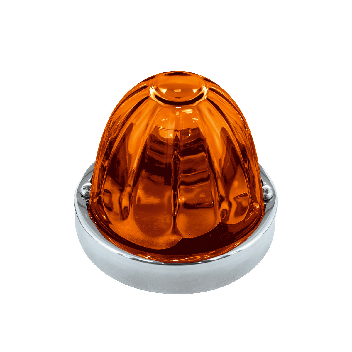 Glass Watermelon Flush Mount Kit - Amber - Thumbnail 2
