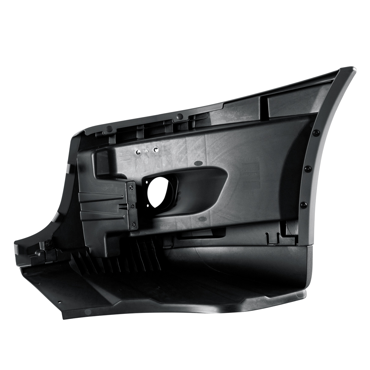 Bumper End Assembly With Fog Light Hole For 2008-2017 Freightliner Cascadia - Passenger - Thumbnail 3