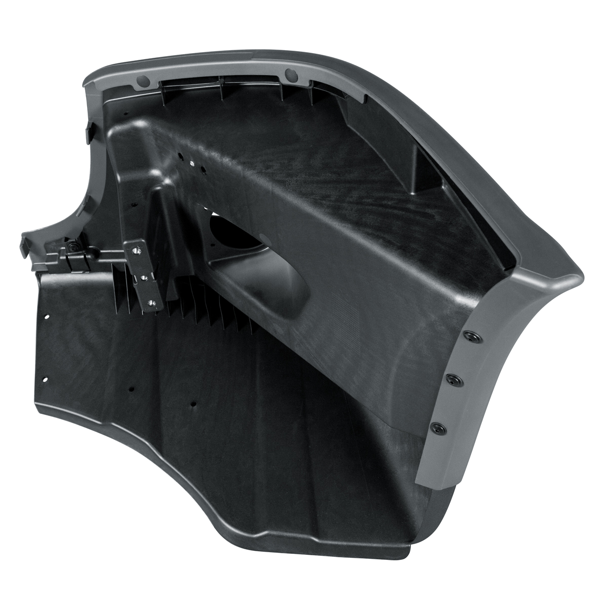 Bumper End Assembly With Fog Light Hole For 2008-2017 Freightliner Cascadia - Passenger - Thumbnail 5