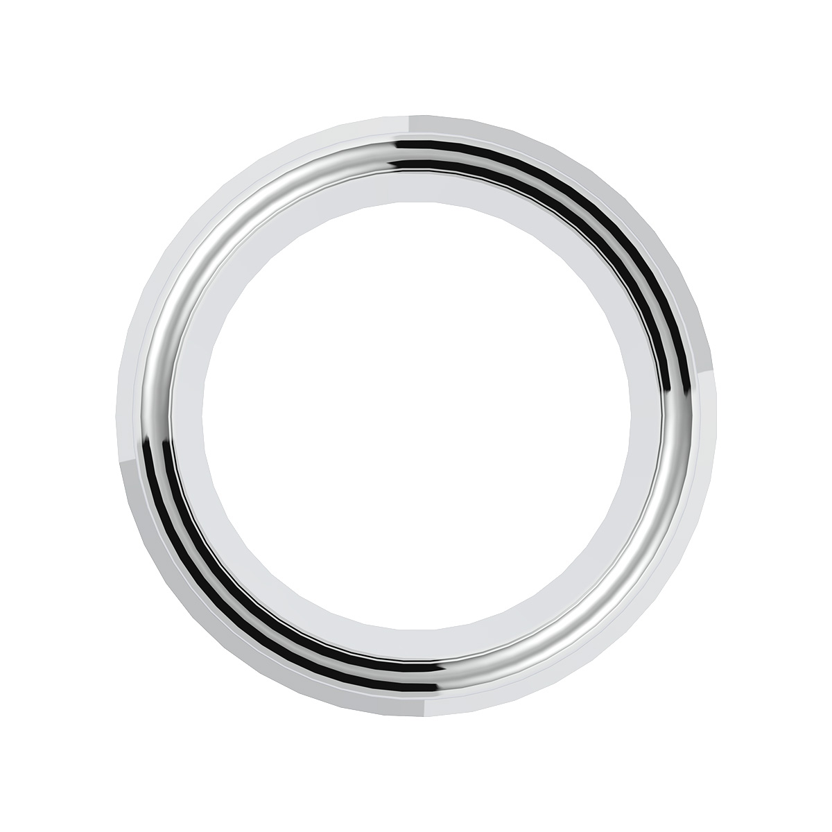 Chrome Steel Small Gauge Bezel For 2005 & Older Kenworth And Peterbilt - Thumbnail 2