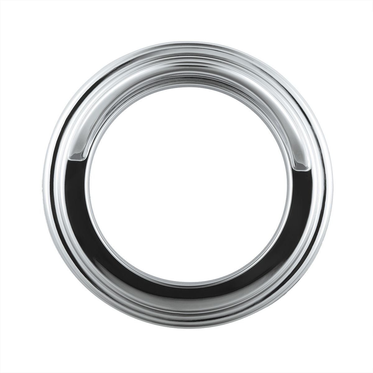 Chrome Small Gauge Bezel With Visor For Freightliner