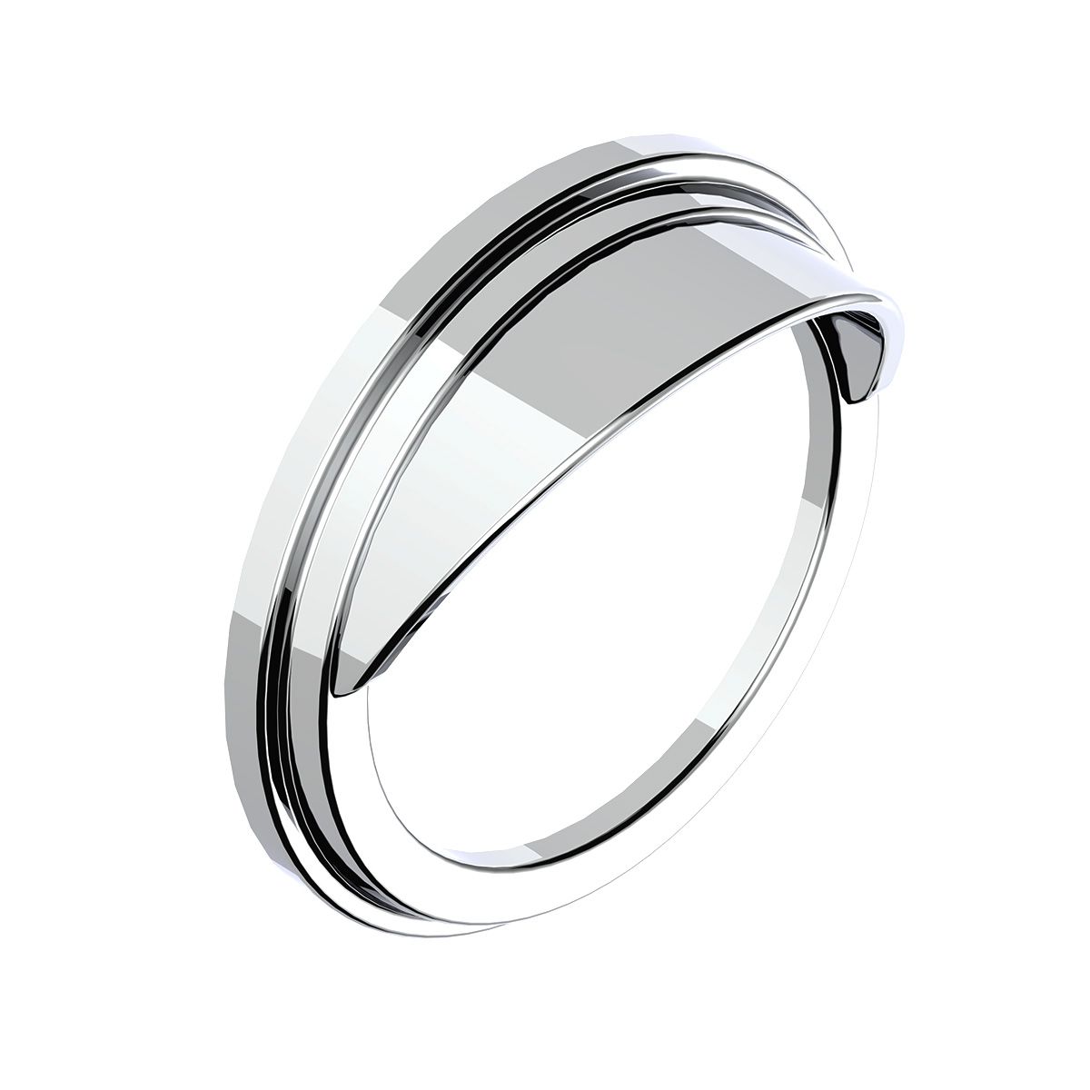 Chrome Plastic Pyrometer Gauge Bezel With Visor For Freightliner -Classic Design