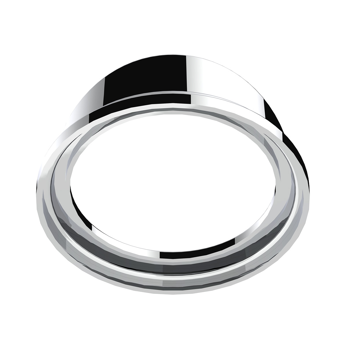 Chrome Plastic Pyrometer Gauge Bezel With Visor For Freightliner -Classic Design - Thumbnail 4