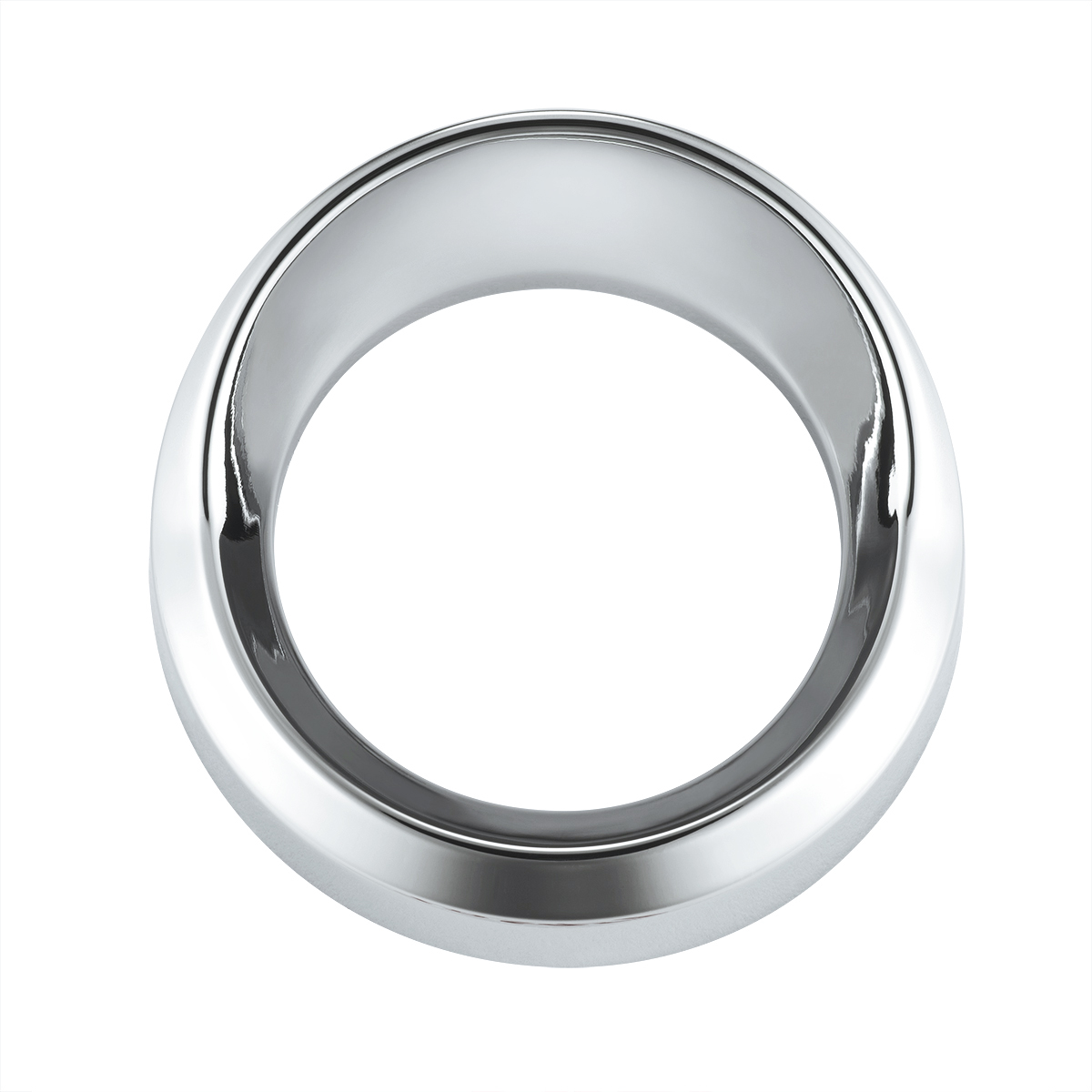 2-1/4" Pyrometer Gauge Bezel For Kenworth With Visor - Thumbnail 2