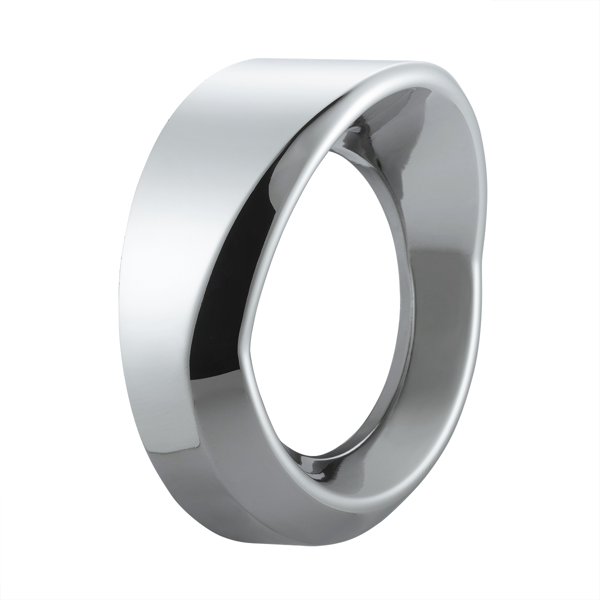 Chrome Plastic Small Gauge Bezel With Visor - Thumbnail 4