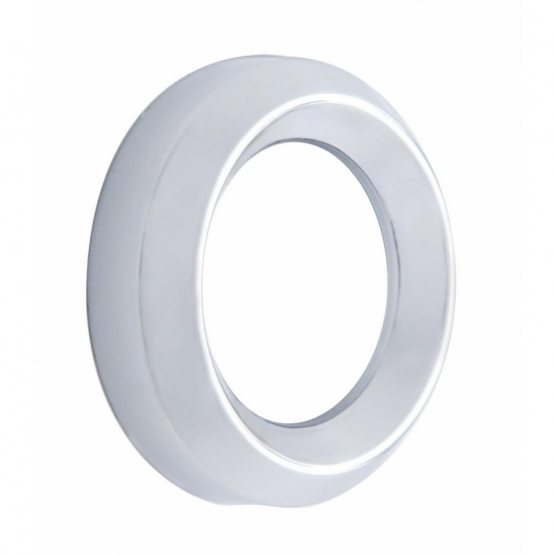 Chrome Plastic Oil Pressure Gauge Bezel For Peterbilt 359