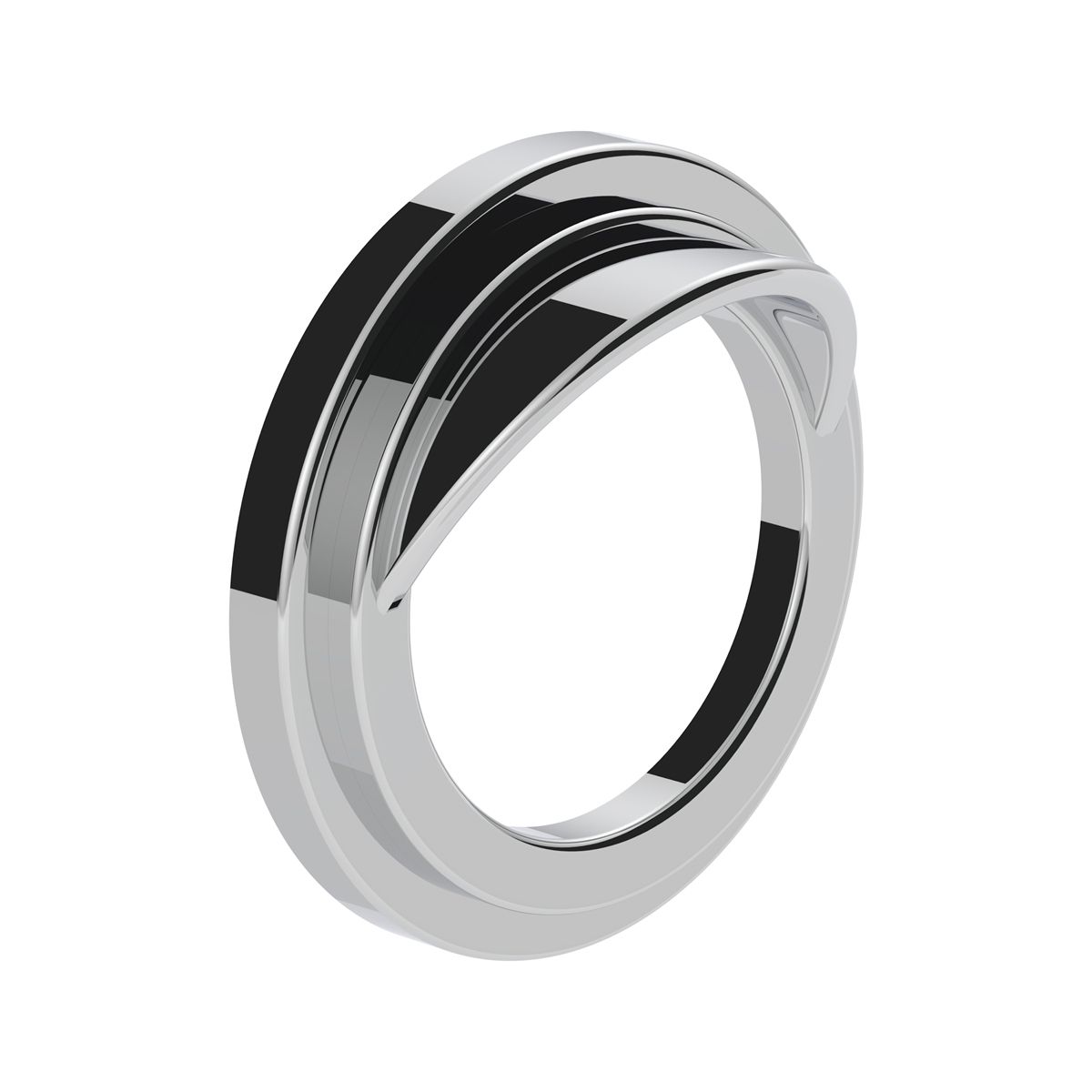 Chrome Plastic Small Gauge Bezel With Visor For Freightliner