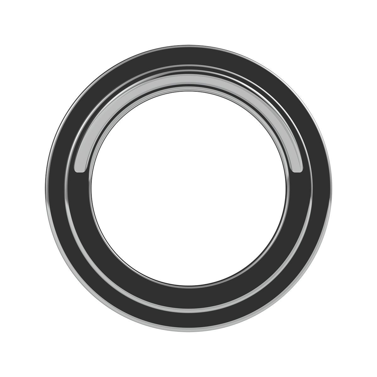 Chrome Plastic Small Gauge Bezel With Visor For Freightliner - Thumbnail 2