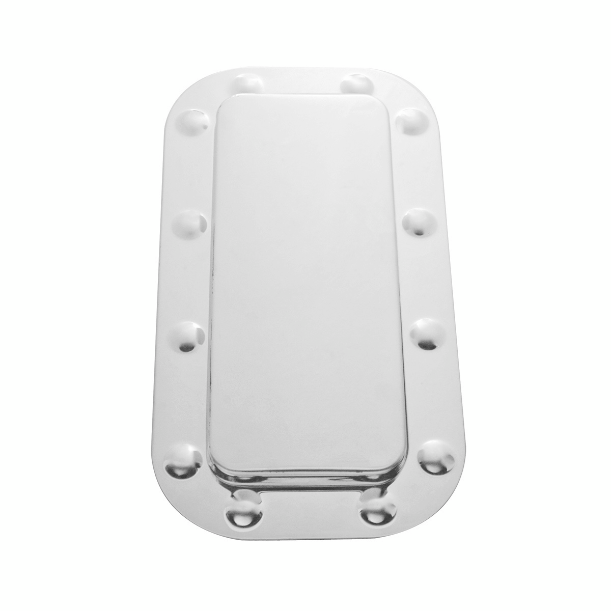 Peterbilt Stainless Vent Door Cover And Dimpled Trim Set - Thumbnail 2