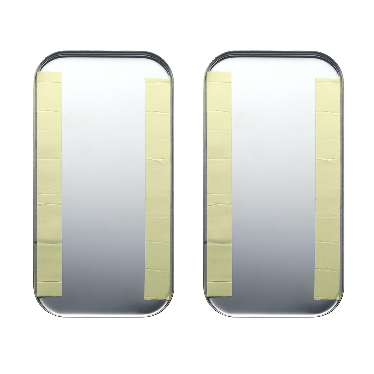 Freightliner Stainless Vent Door Cover - Plain (Card of 2) - Thumbnail 3