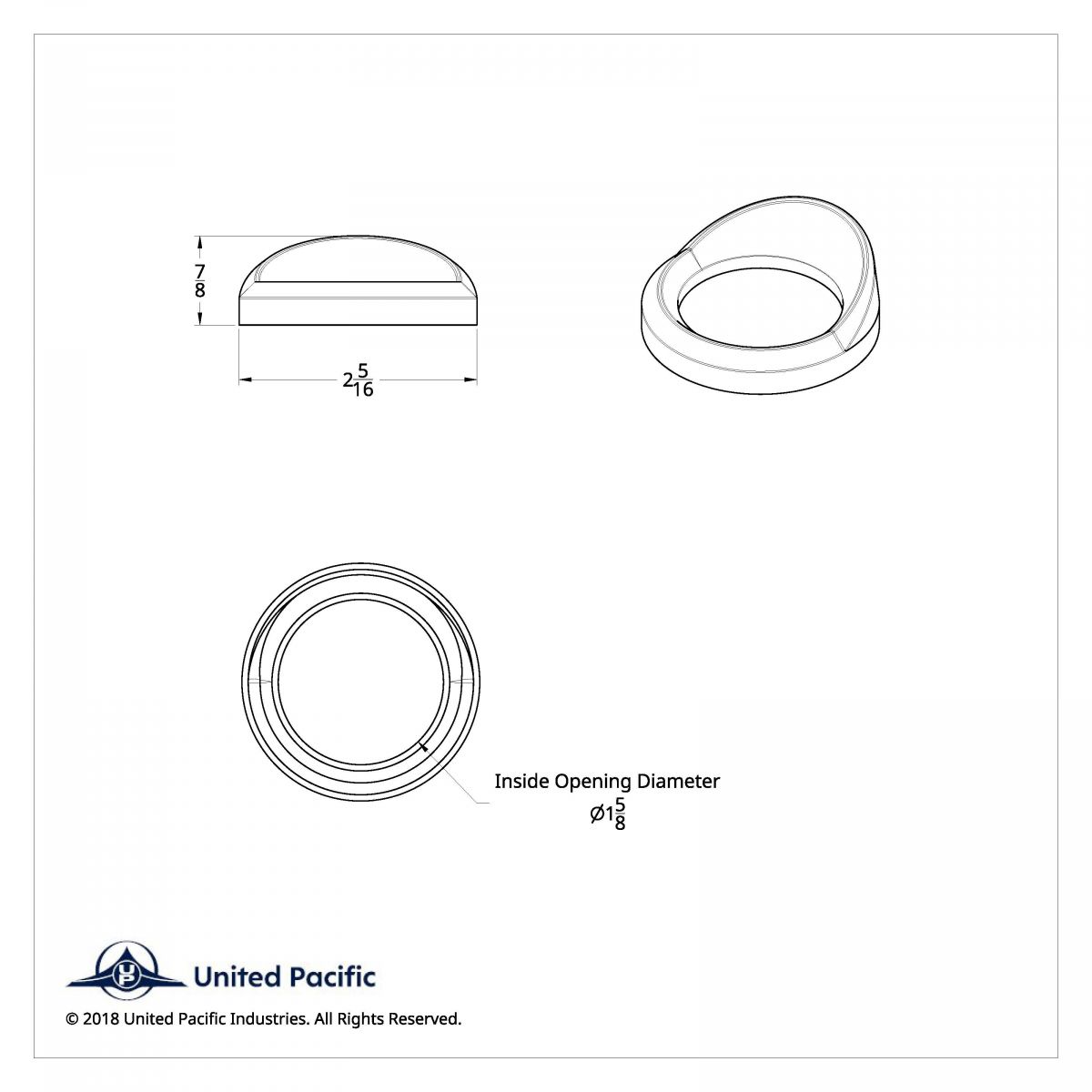 Small Gauge Bezel With Visor For 2006+ Peterbilt - Thumbnail 5
