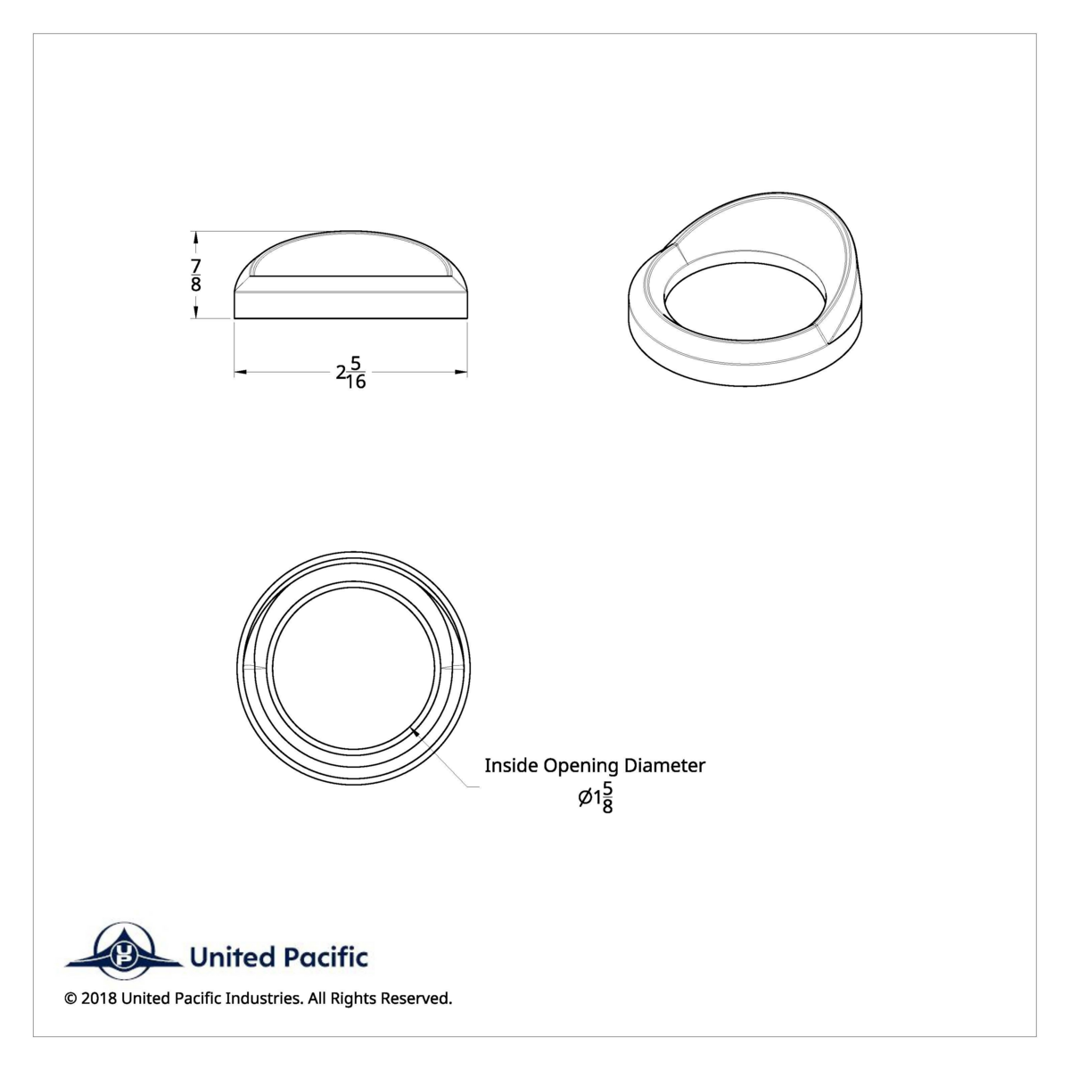Small Gauge Bezel With Visor For 2006+ Peterbilt - Thumbnail 7