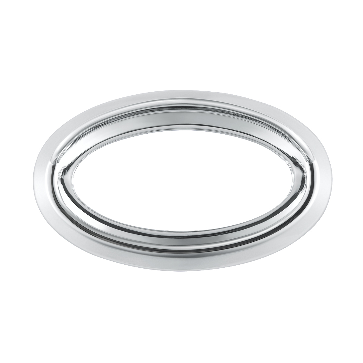 Chrome Bezel For 1-3/4" X 3/4" Peterbilt Glove Box Emblem - Thumbnail 8