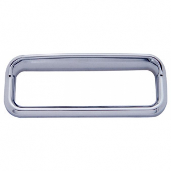 Chrome Bezel For 3" X 13/16" Freightliner Glove Box Emblem