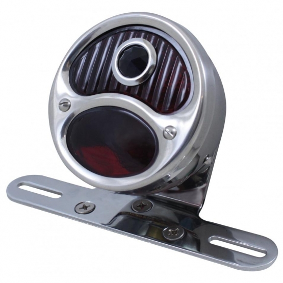 1928 "DUO Lamp" Tail Light For Motorcycle With Blue Dot