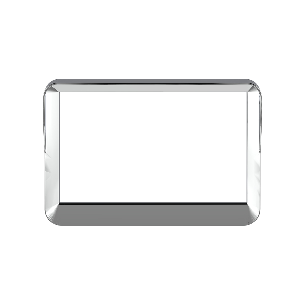 Chrome Plastic 7" Navigation Screen Bezel For 2012-2021 Peterbilt 579 - Thumbnail 5