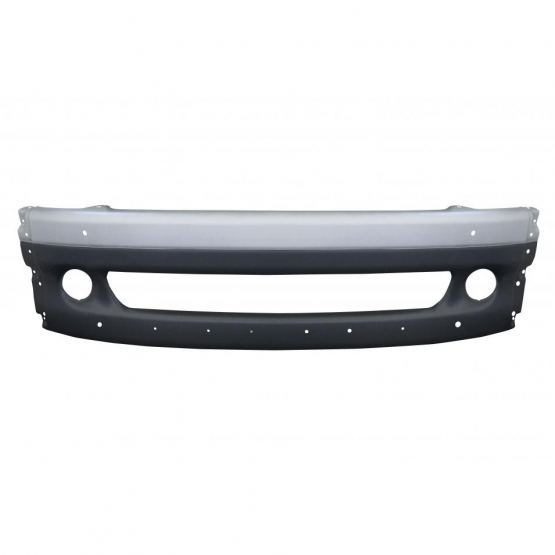Freightliner Columbia Center Bumper - Silver Without Tow Hole