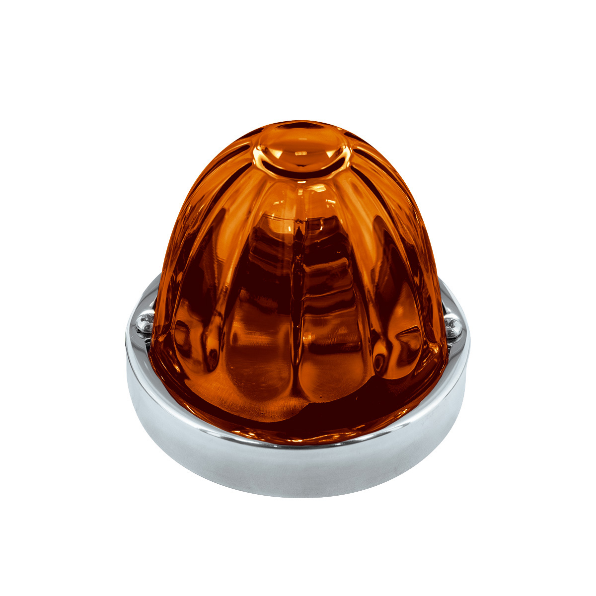 Glass Watermelon Flush Mount Kit - Dark Amber - Thumbnail 2