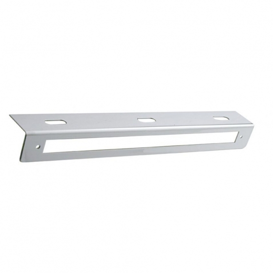 12-3/4" Stainless Light Bracket With 12" Light Bar Cutout (Bulk)