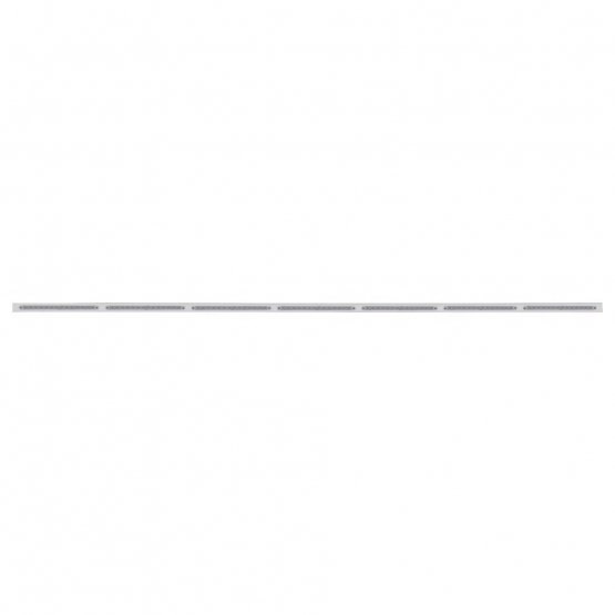 94" Stainless Light Bracket With 7X 14 LED 12" Light Bars - Red LED/Clear Lens