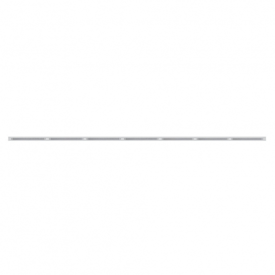 94" Stainless Steel Light Bracket With 7X 19 LED 12" Reflector Light Bars - Red LED/Clear Lens