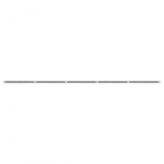 94" Stainless Steel Light Bracket With Five 23 SMD LED 17-1/4" Light Bar - Red LED/Clear Lens