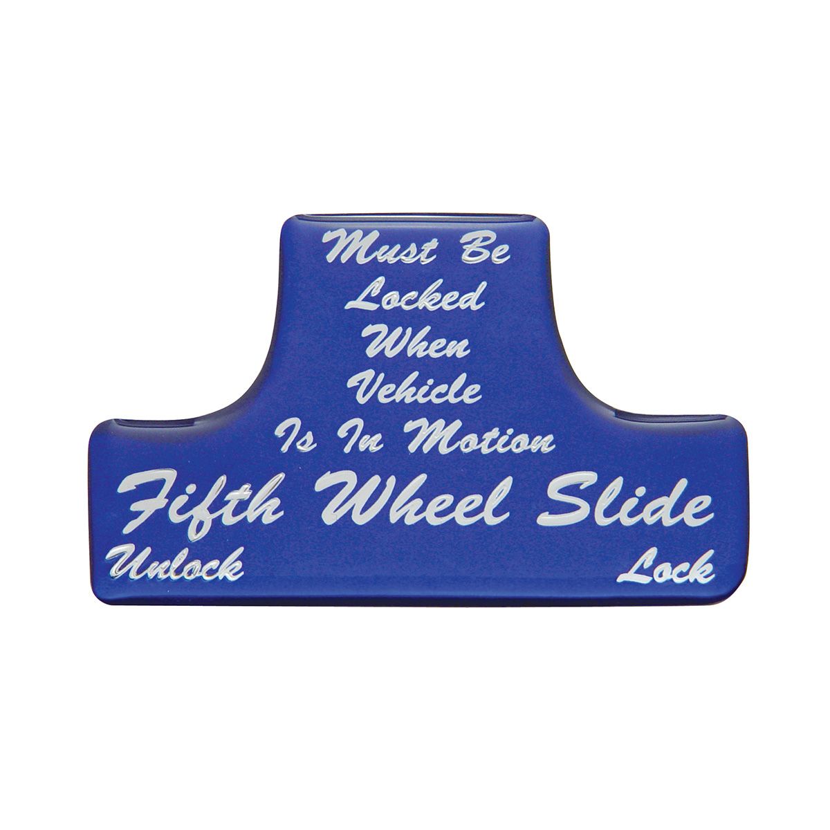 "Fifth Wheel" Switch Guard Sticker Only - Blue