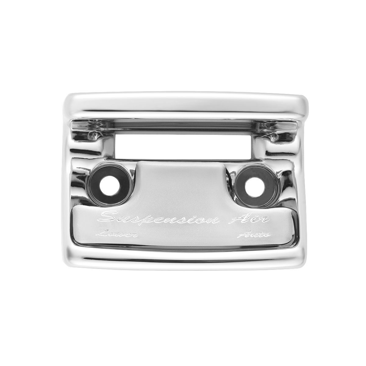 Chrome Plastic Suspension Air Switch Guard With Glossy Sticker For 1990-2010 Freightliner Classic-Silver