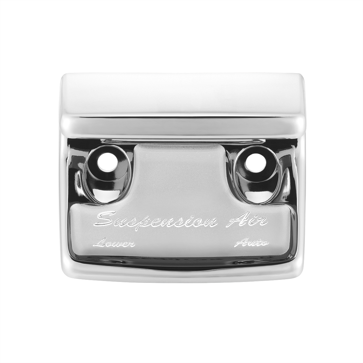 Chrome Plastic Suspension Air Switch Guard With Glossy Sticker For 1990-2010 Freightliner Classic-Silver - Thumbnail 2