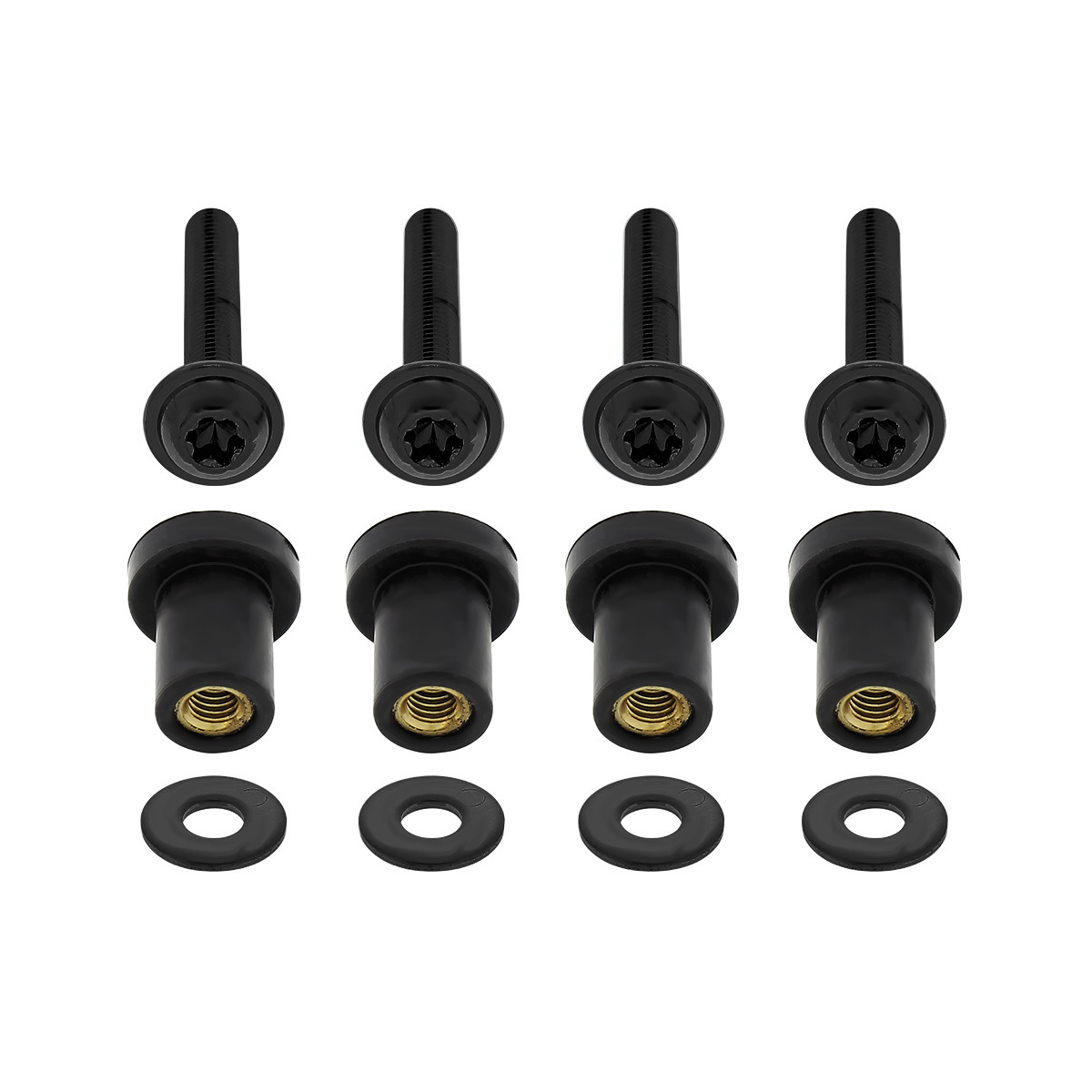 2005+ Freightliner Century Black Grille Screw Set - Thumbnail 2