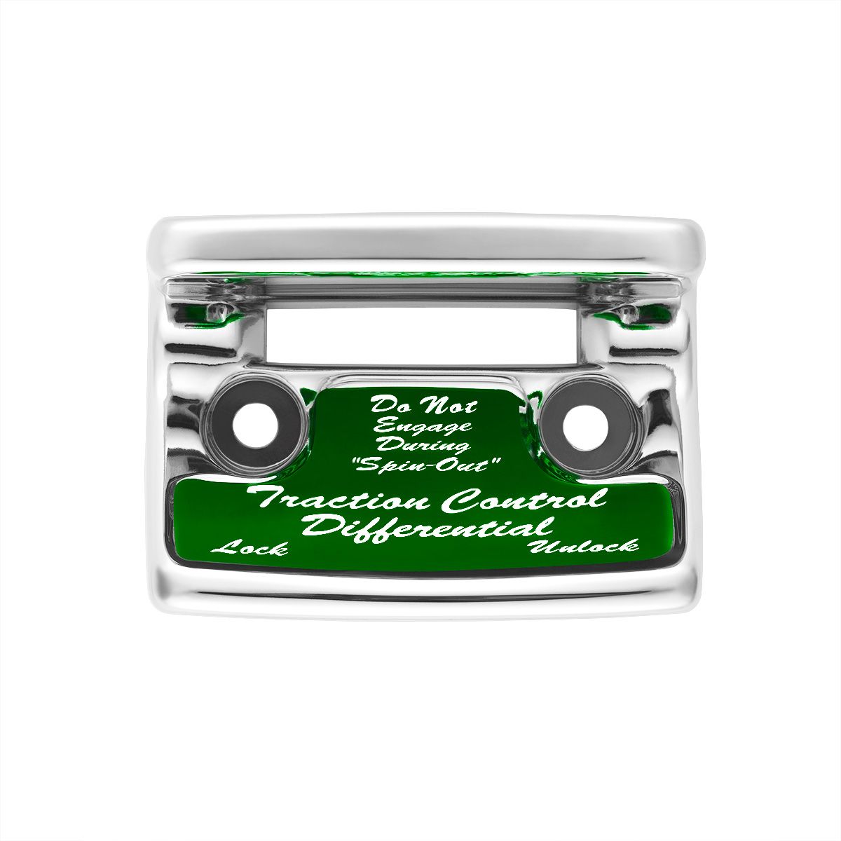 "Traction Control Differential" Switch Guard With Green Sticker