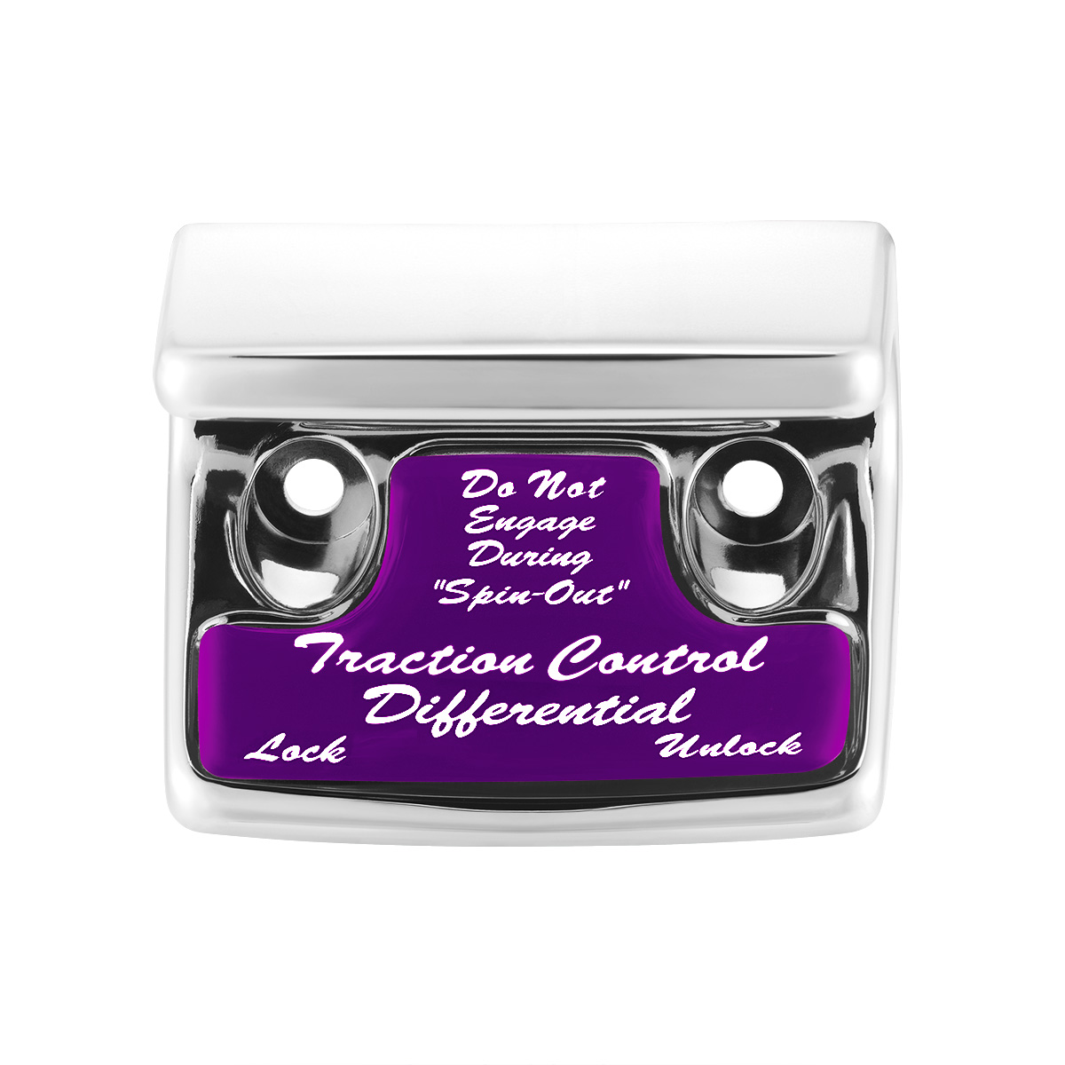 "Traction Control Differential" Switch Guard With Purple Sticker - Thumbnail 2