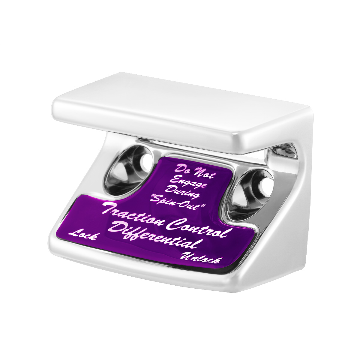"Traction Control Differential" Switch Guard With Purple Sticker - Thumbnail 4