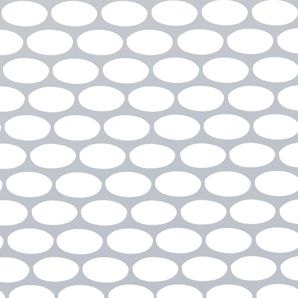 430 Stainless Grille Mesh For Peterbilt 379 With Extended Hood - Alternating Oval Holes - Thumbnail 2